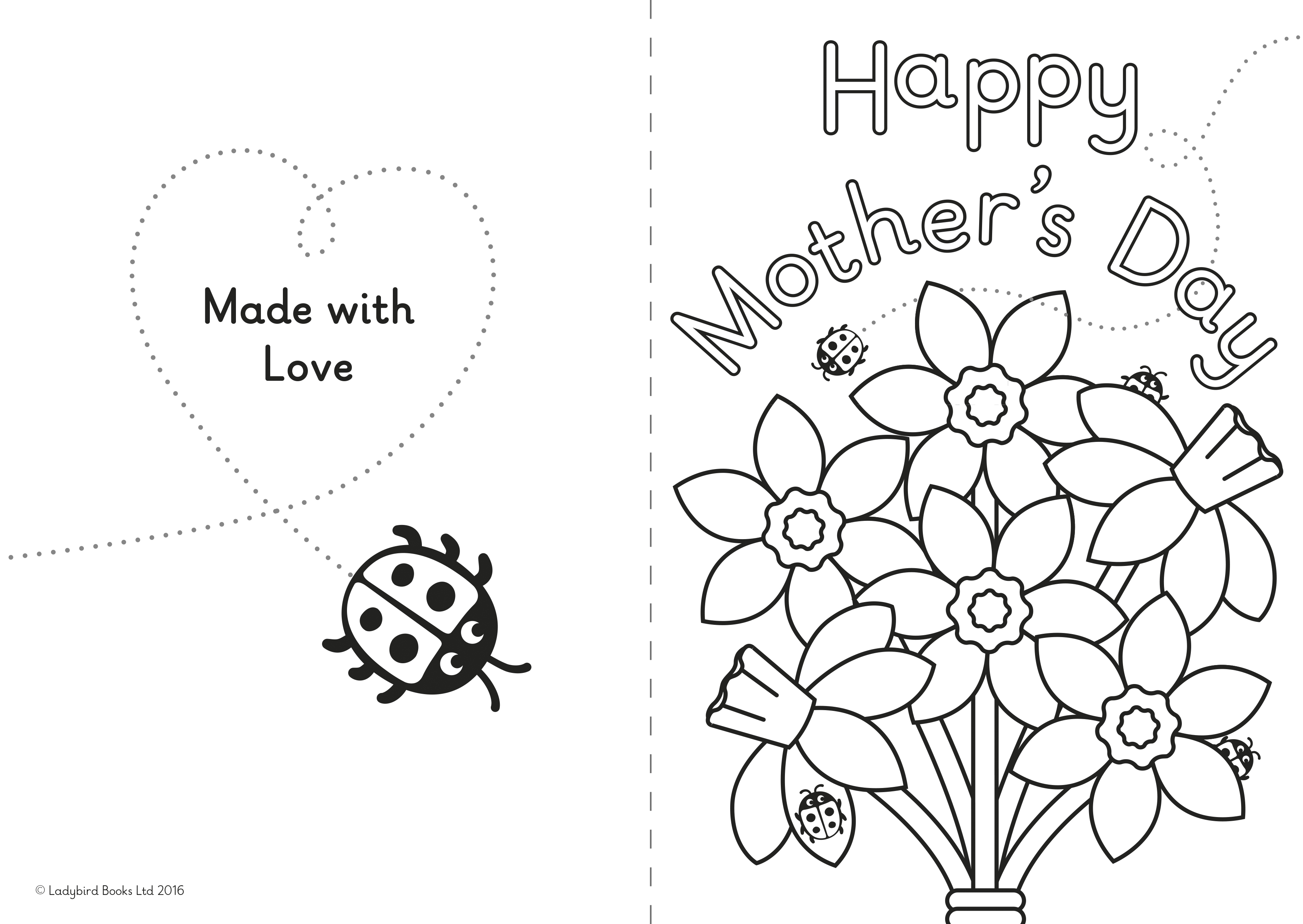 A DIY Mother’s Day card for little ones.